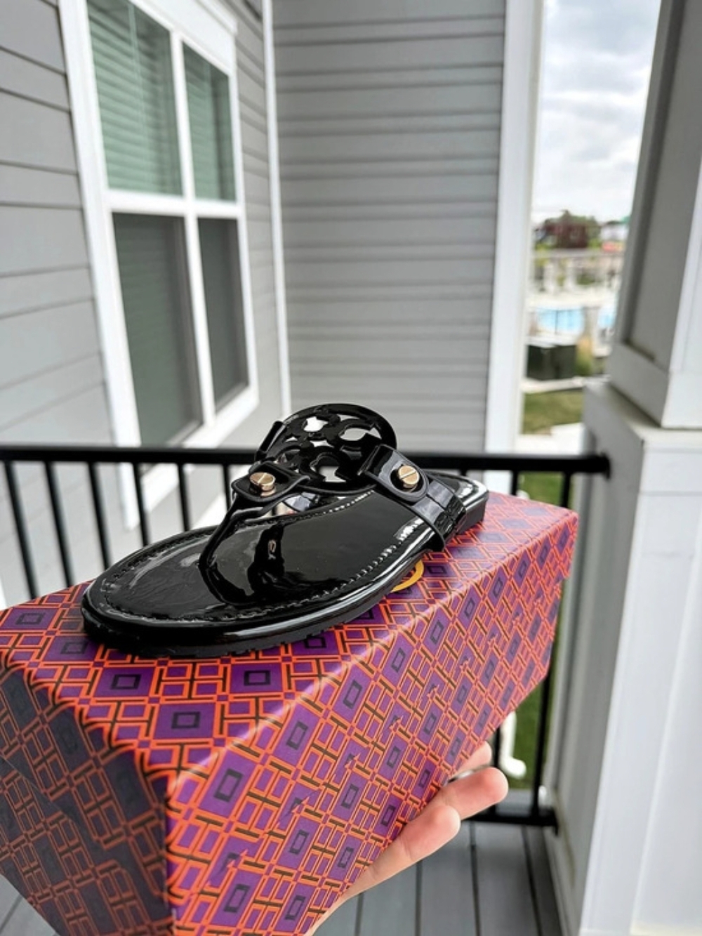 Tory Burch Black Sandals Size 6
